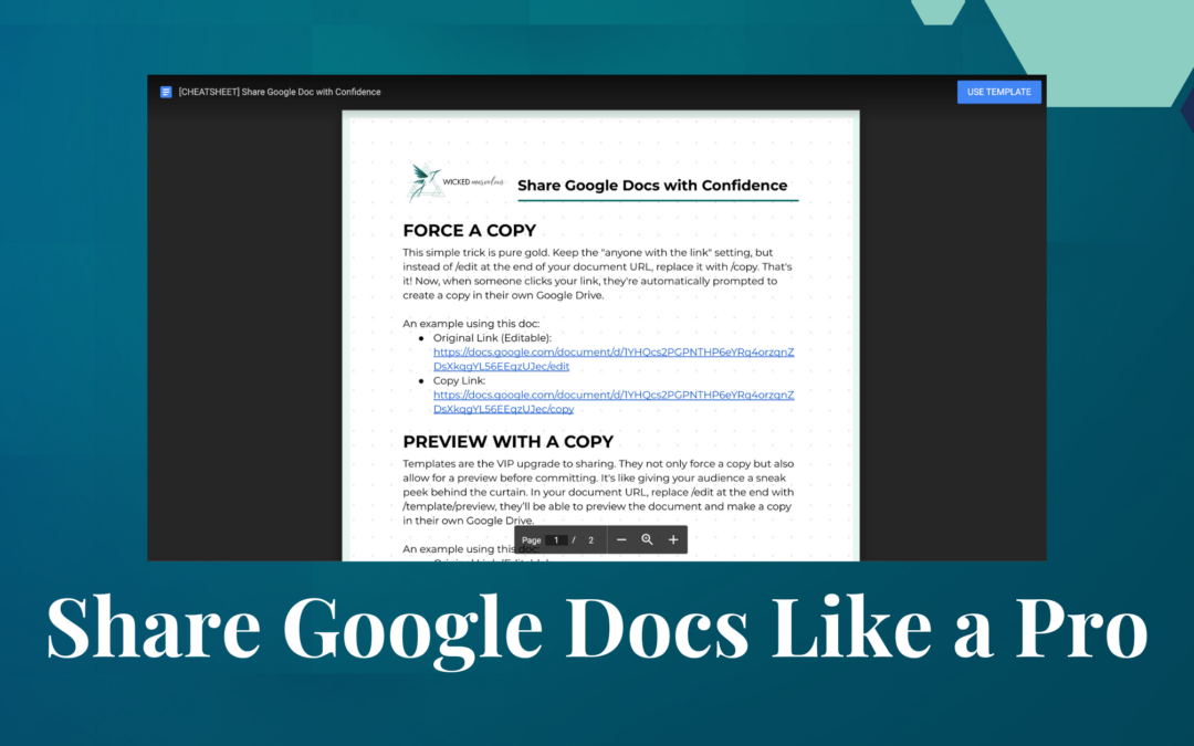 Share Google Docs Like a Pro